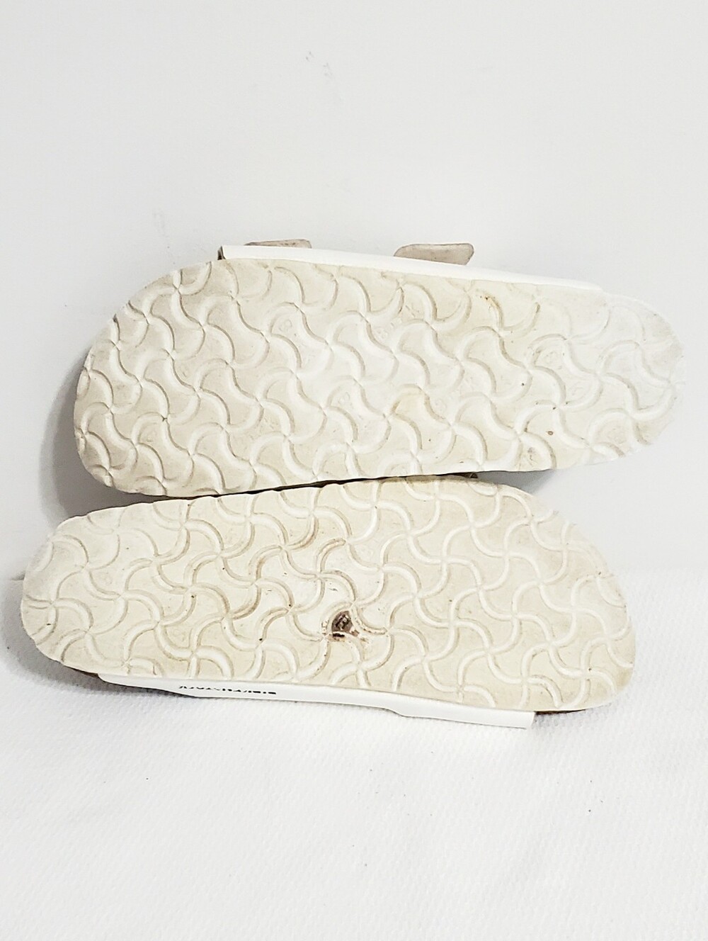 Birkenstock Arizona White Leather Double Dtrap Sandal Womens EU 37 - Picture 9 of 10